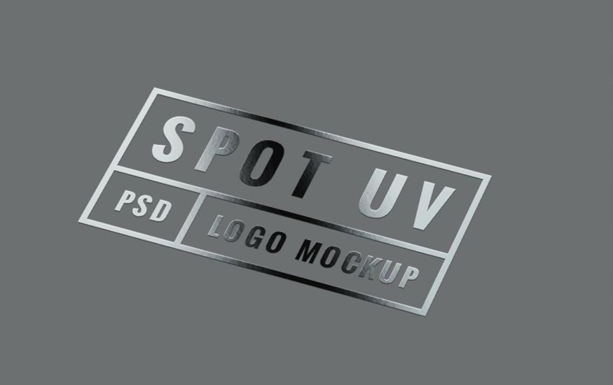 UV效果的PSD樣機(jī)LOGO
