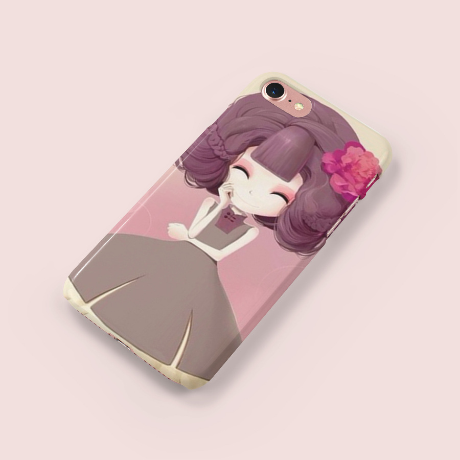 粉色卡哇伊超可爱的手机壳设计模版素材