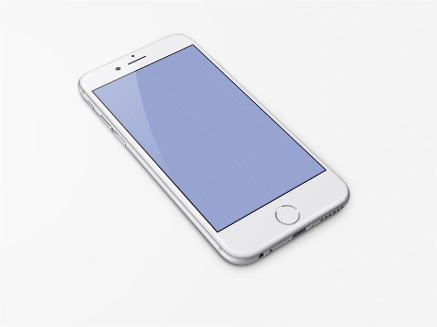 白色iPhone6手机psd素材