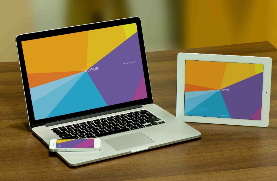 電腦手機(jī)iPad場景psd智能樣機(jī)模型