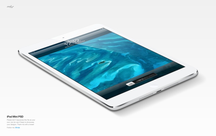 iPad平板电脑psd样机分享