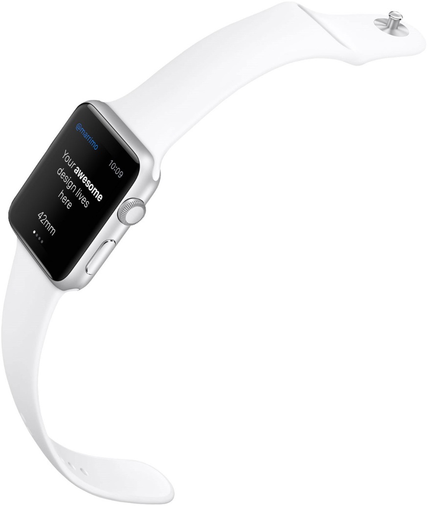 Apple Watch手表模型样机素材psd
