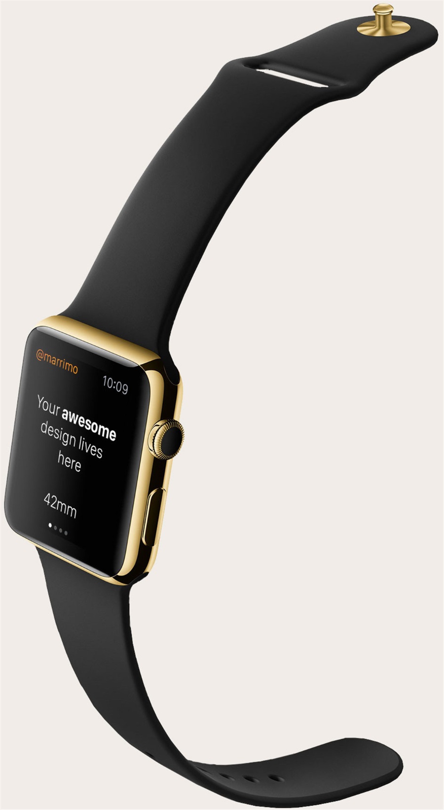 Apple Watch手表模型样机psd