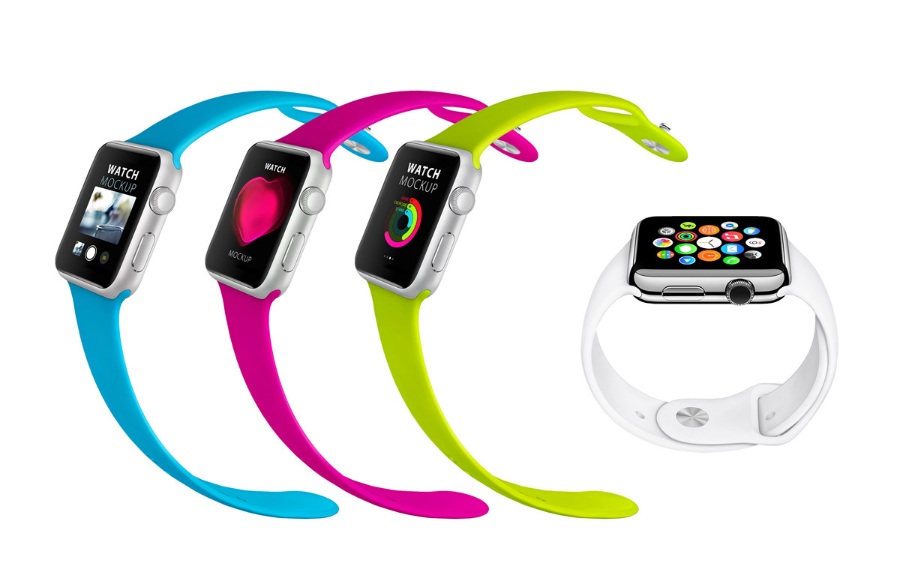 Apple Watch手表智能样机贴图
