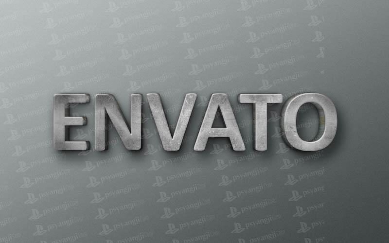 电影级3d立体字特效样机素材