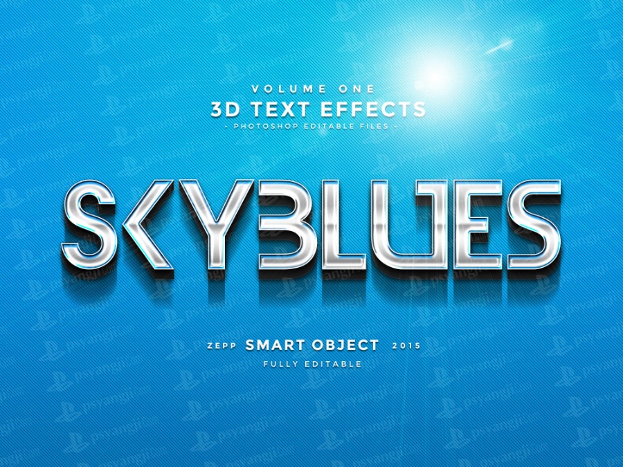 混泥土风格3d立体字样机素材