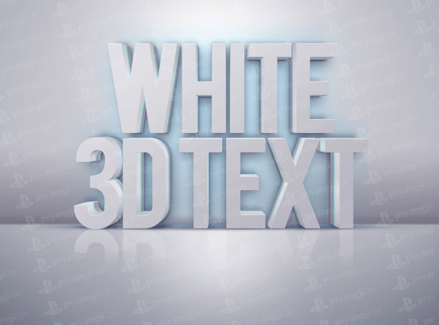 巨人場(chǎng)景專用3d立體字特效樣機(jī)素材