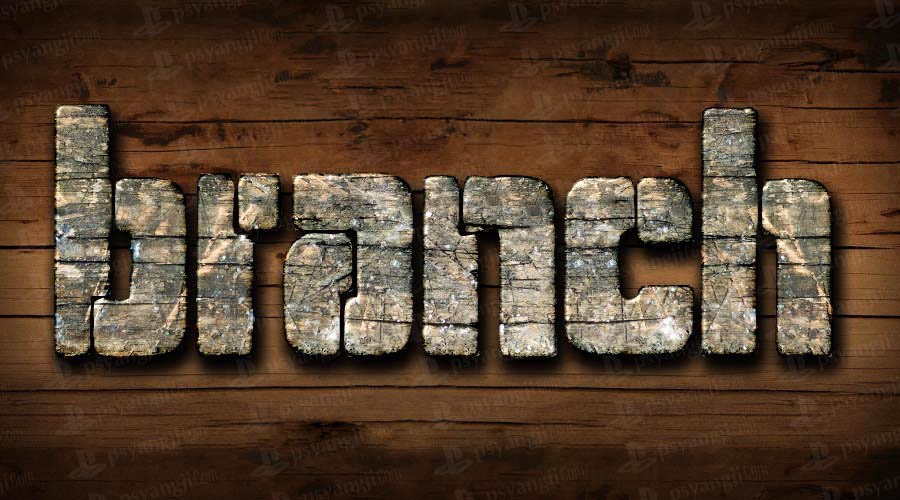 年代感久遠(yuǎn)的木質(zhì)風(fēng)格字體樣機(jī)