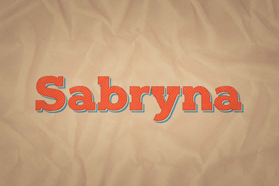 怀旧复古羊皮卷3d立体字ps样机