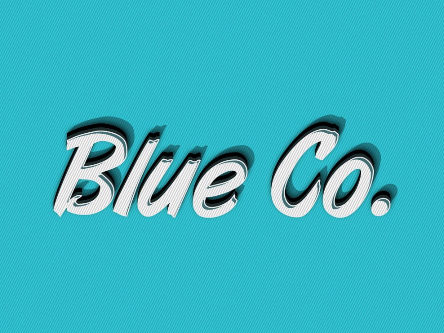 怀旧复古的英文艺术3d立体字ps样机