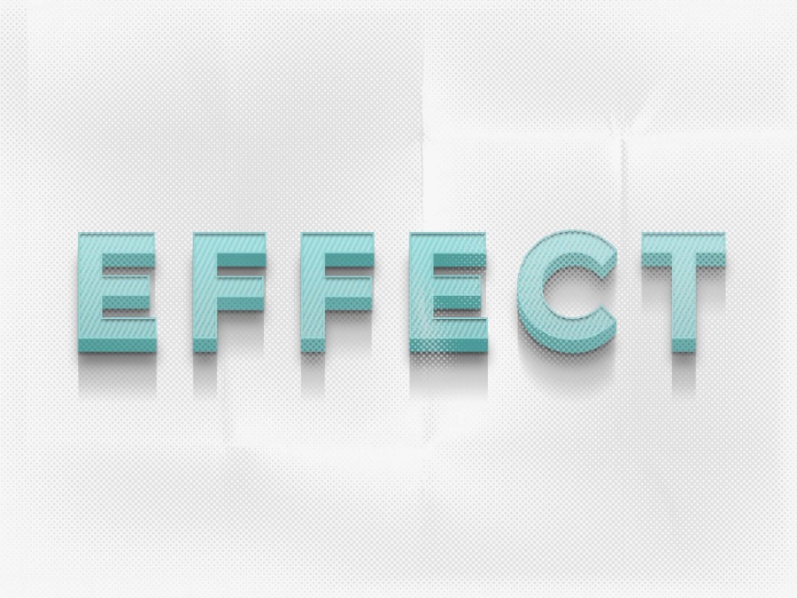 怀旧复古很规矩的3d立体字