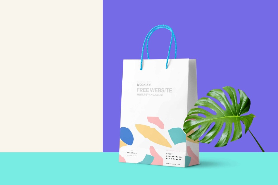 手提袋紙盒mockups樣機(jī)貼圖