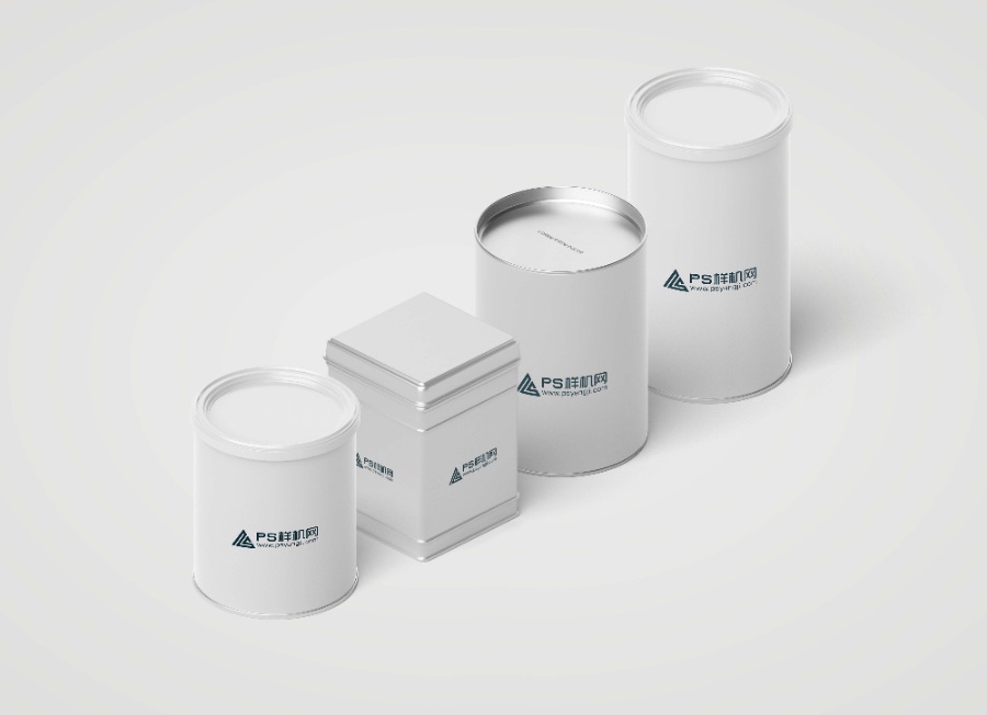 4款时尚茶叶包装设计psd样机素材