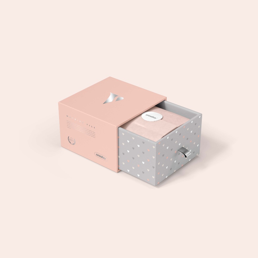 正方形包裝盒子mockups