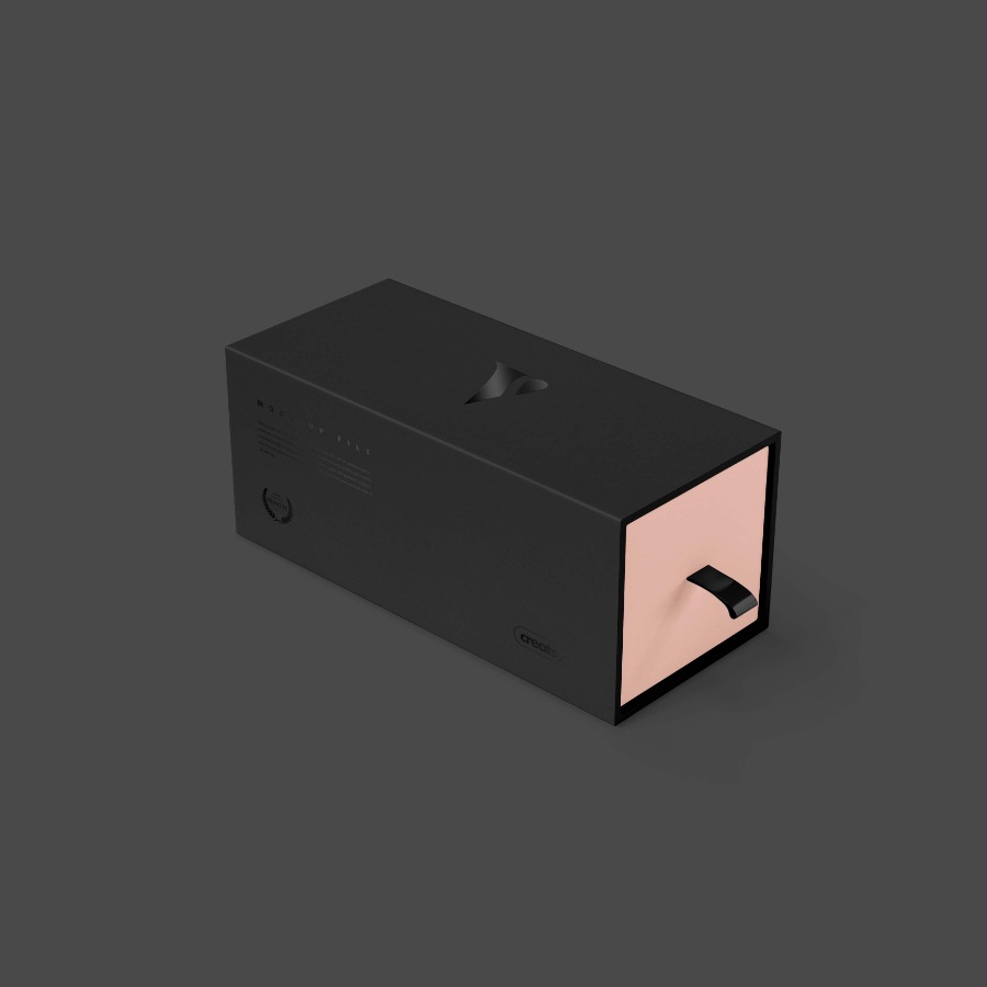 閉合的包裝盒mockups樣機