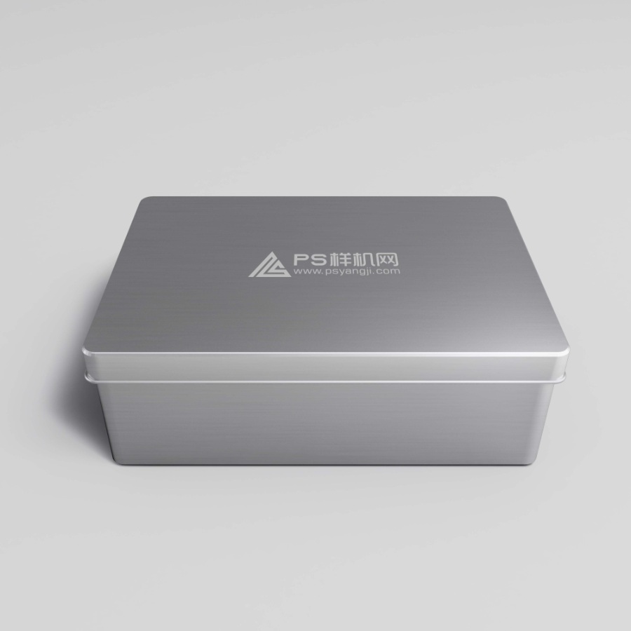 铁皮礼品盒包装设计样机素材