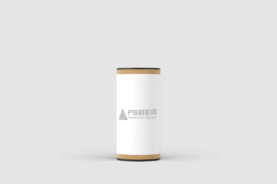 圓桶茶葉包裝設(shè)計(jì)貼圖樣機(jī)