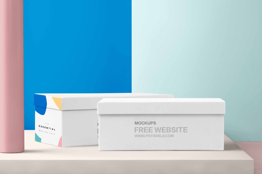 紙盒mockups樣機(jī)貼圖素材下載