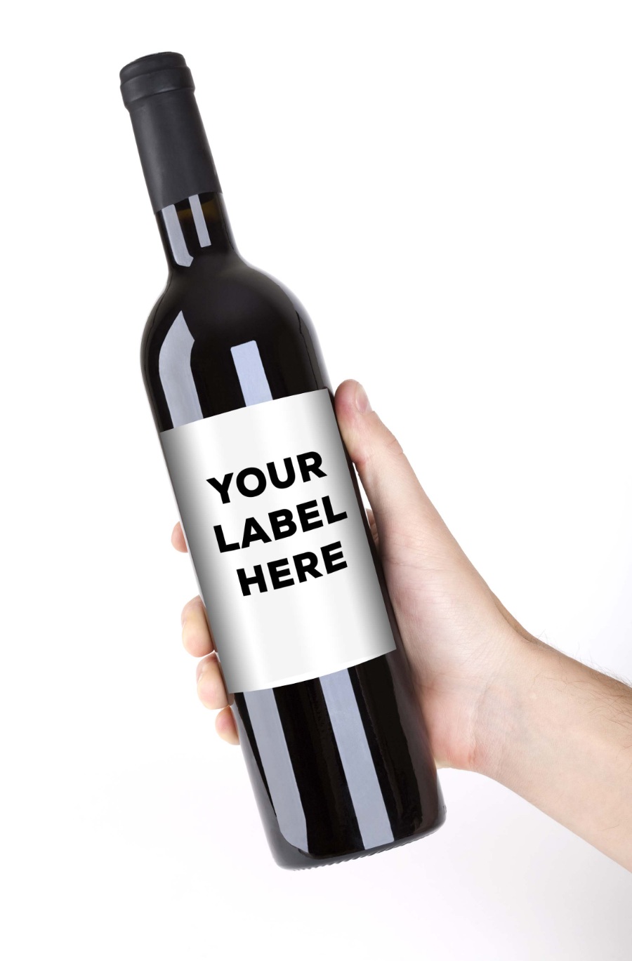 手拿紅酒Mockups素材