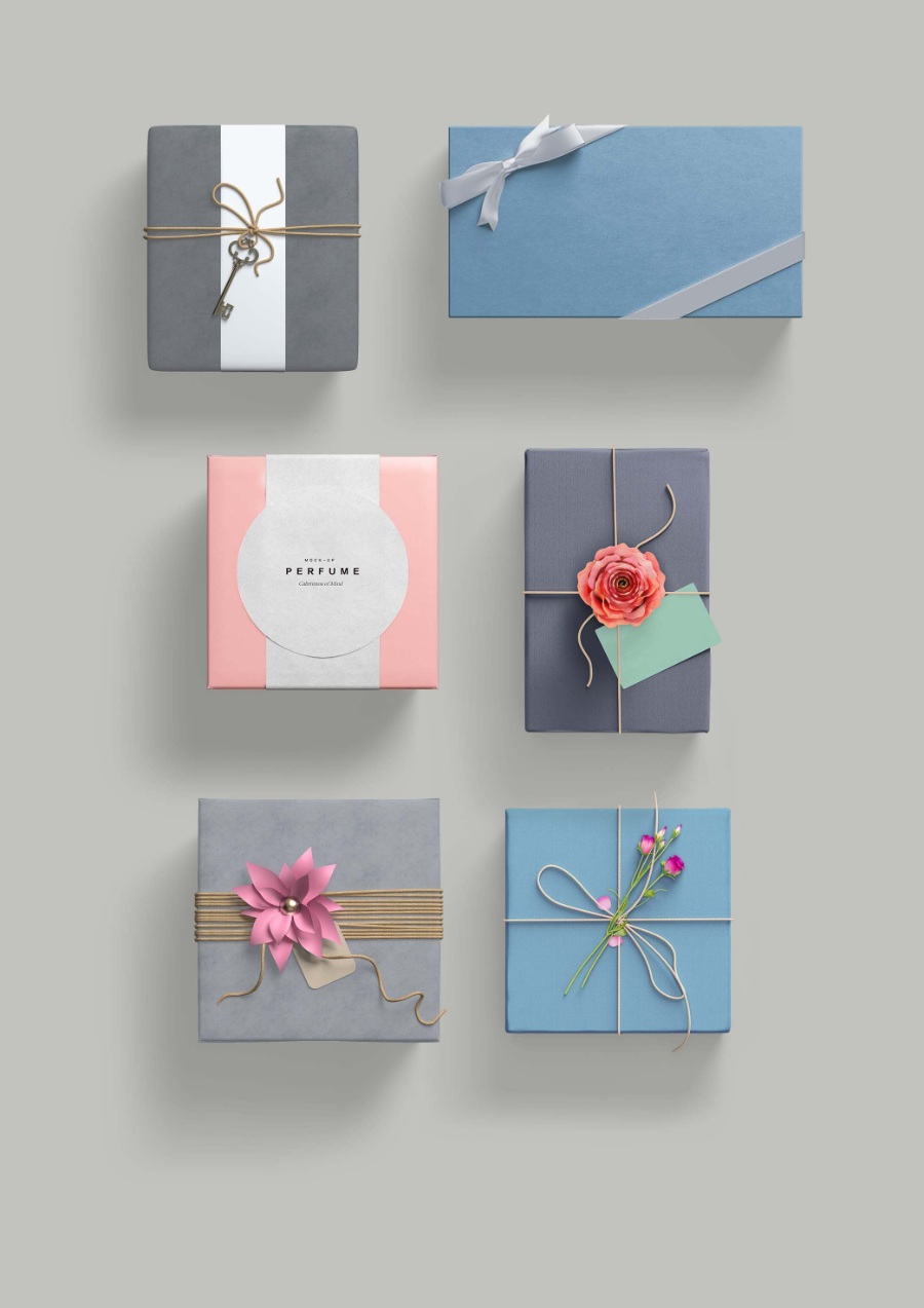 珠寶首飾禮盒潮流mockups圖片素材