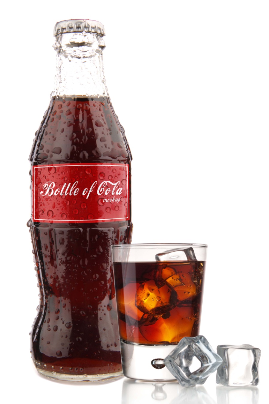 玻璃瓶非常可乐饮料样机