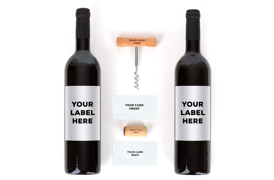 紅酒產品展示樣機素材下載