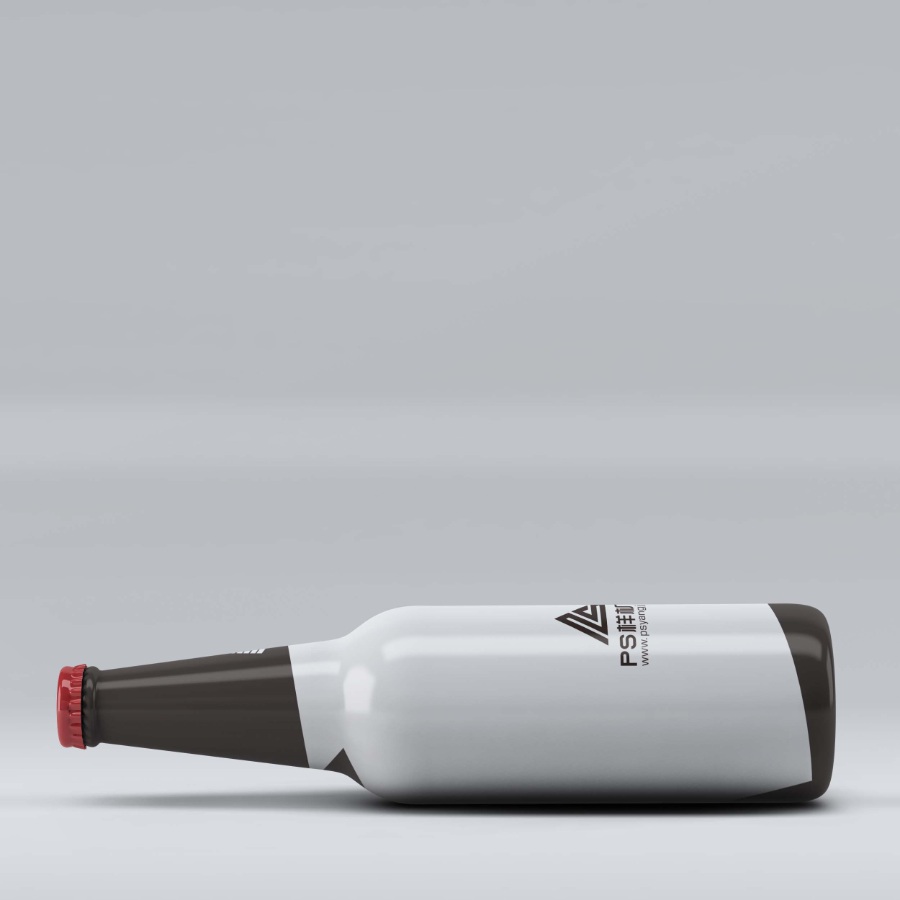 啤酒Mockups logo贴图素材