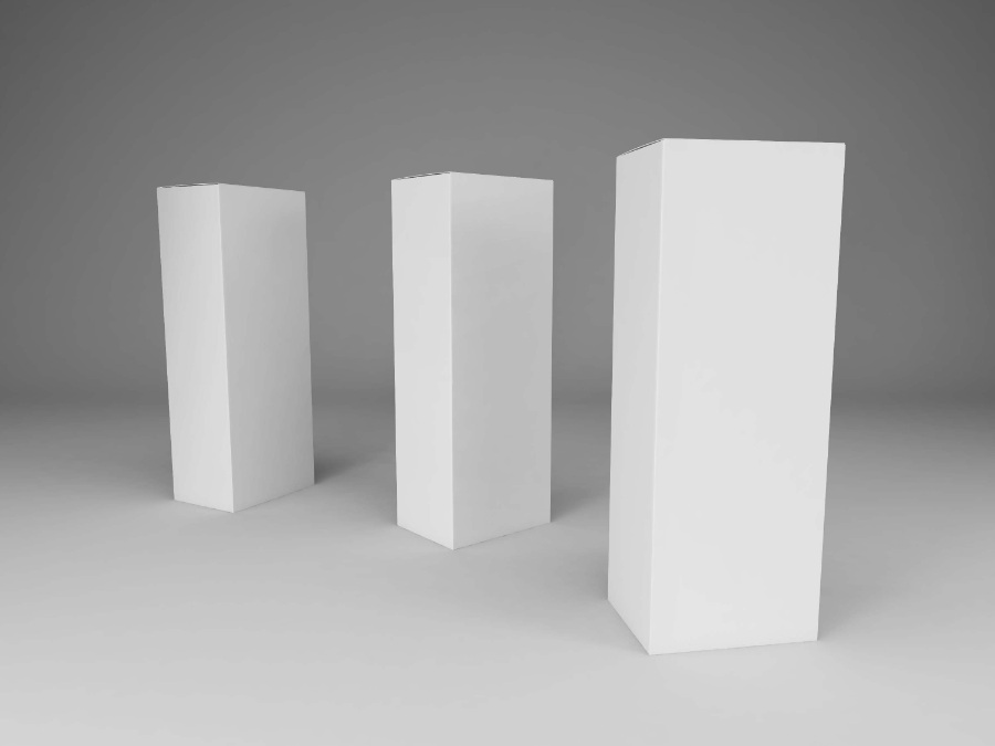 適合展示紙箱包裝材料的psd樣機