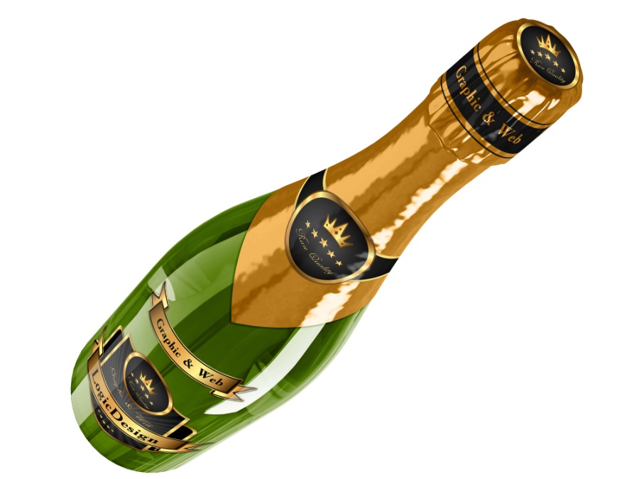 威士忌酒瓶包裝設計樣機