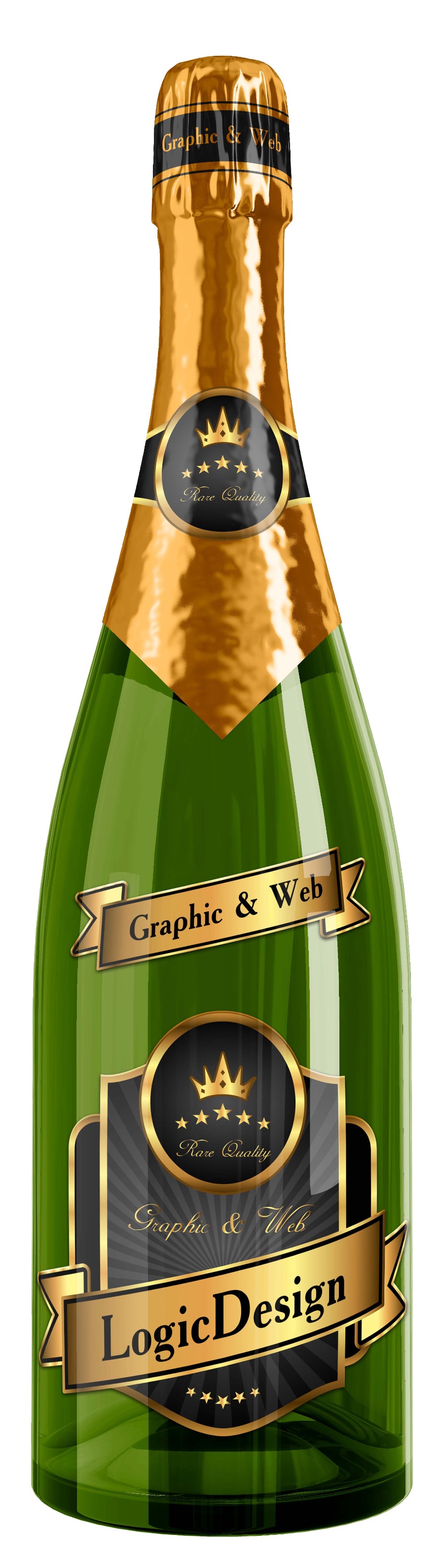 威士忌洋酒、起泡酒、香槟ps样机素材