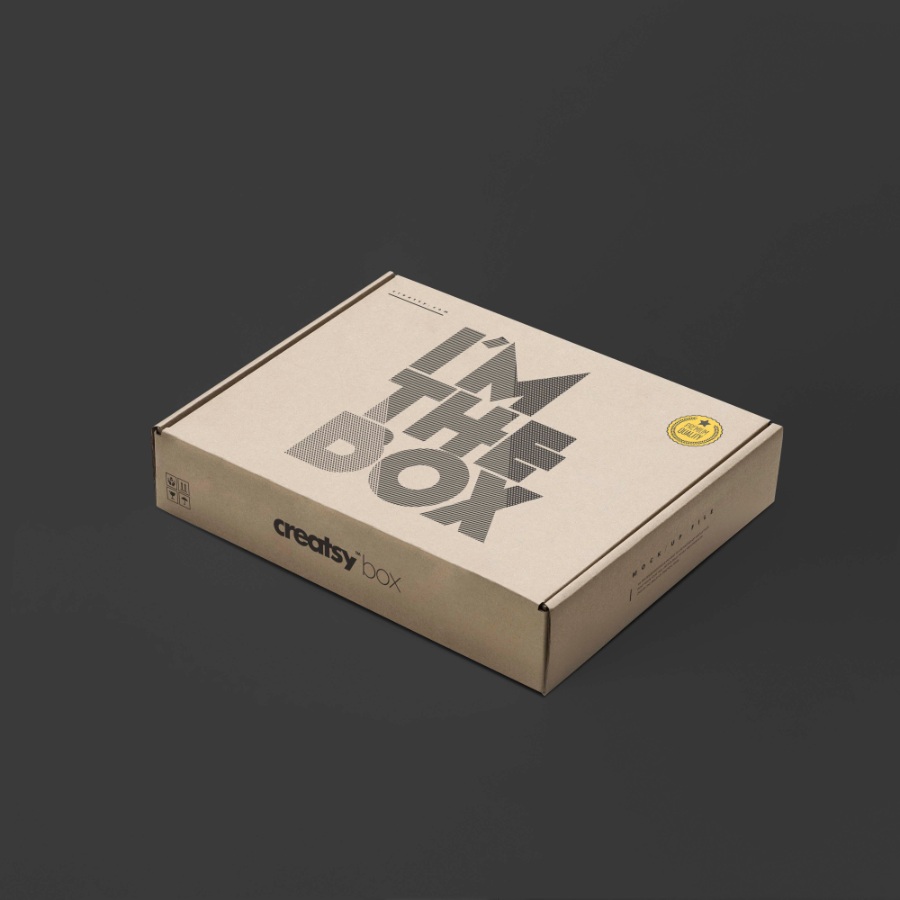 牛皮特质包装设计psd样机生成