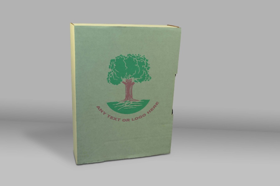 牛皮镂空产品盒psd样机资源