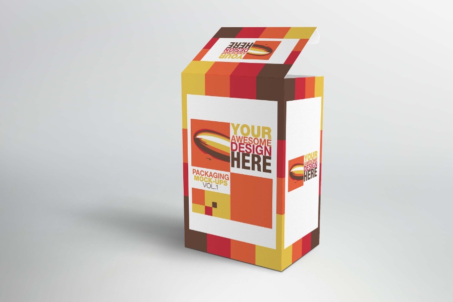 包装盒设计mockups素材