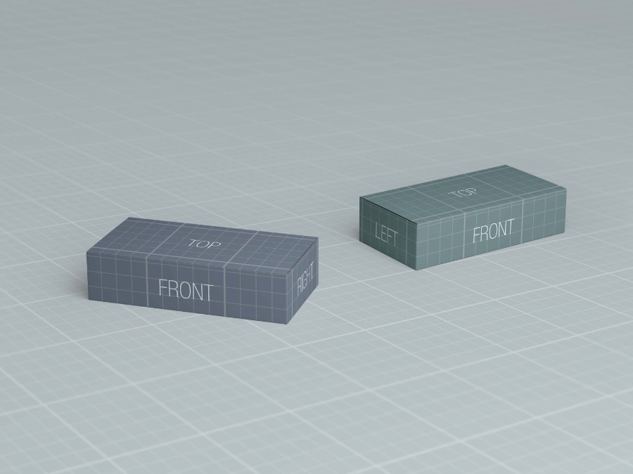 2款盒子包装Mockups素材