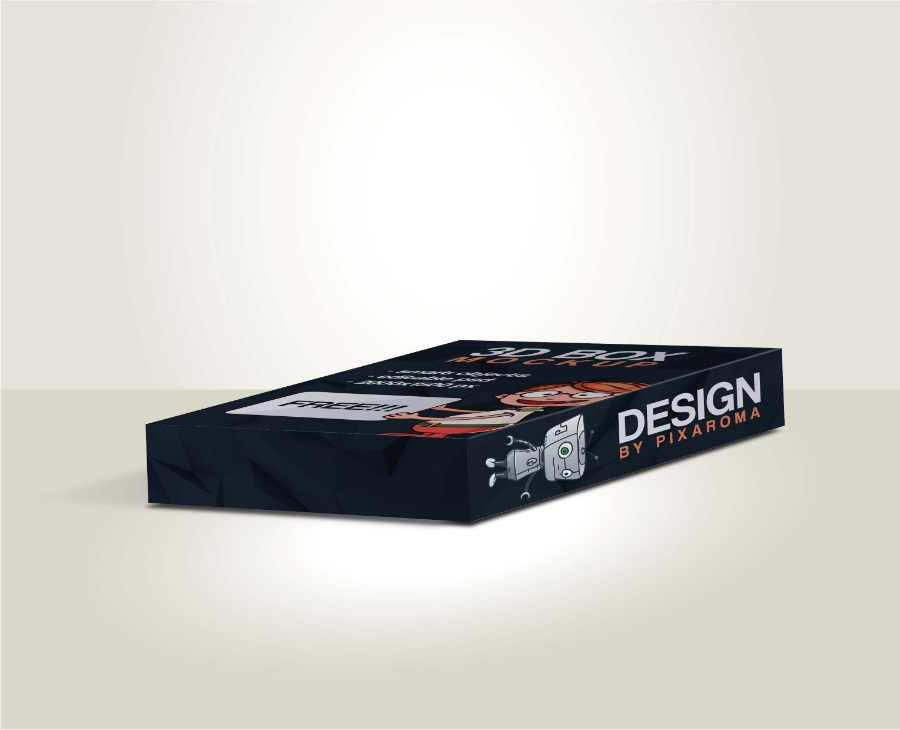 纸盒系列包装psd贴图样机