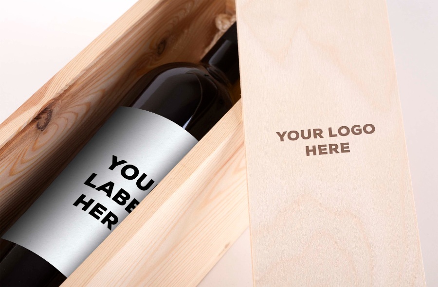 红酒木盒Mockups素材