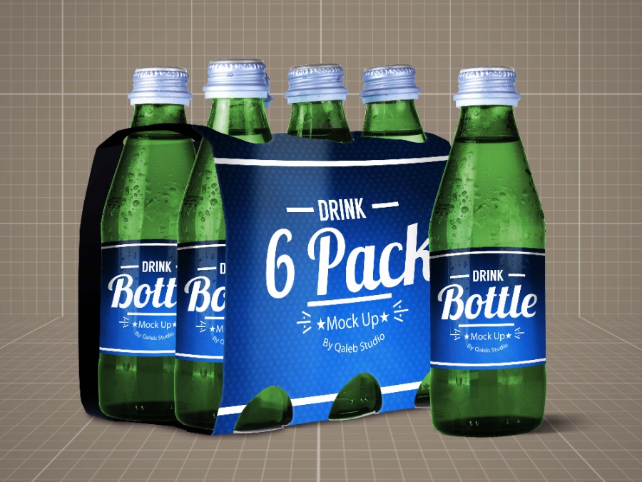 玻璃瓶飲料樣機ps素材