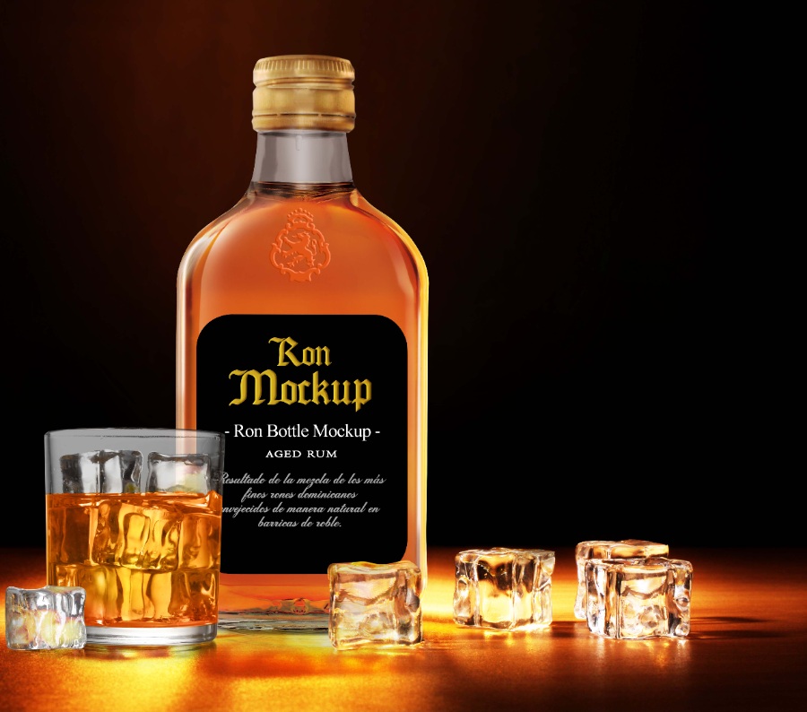 高级洋酒Mockups贴图