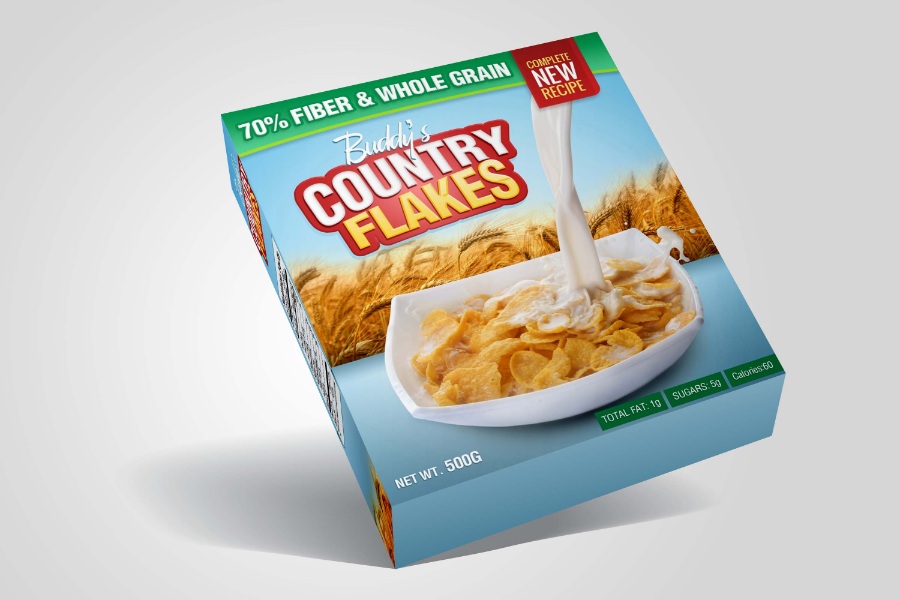 食品紙盒包裝樣機生成素材百度云下載