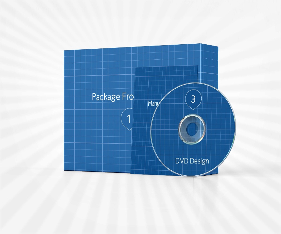 发烧友音乐cd纸盒系列包装mockups