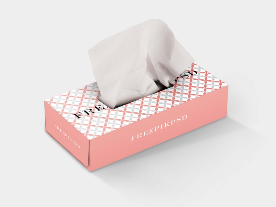 酒店餐巾紙盒Mockups樣機(jī)