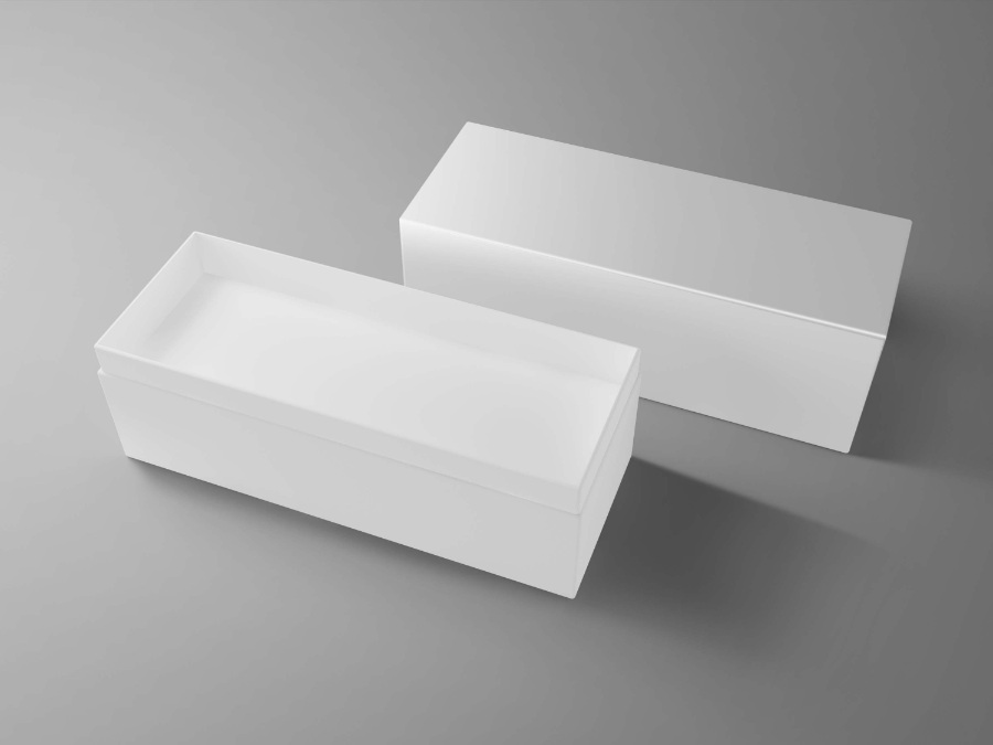 礼盒套装包装盒psd模型