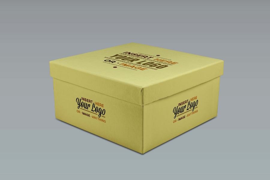 鞋盒包裝公司預(yù)覽效果mockups素材