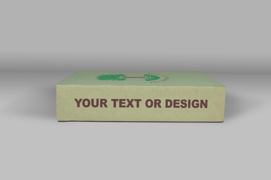 牛皮镂空产品盒包装设计psd样机