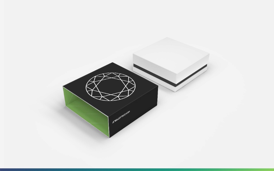 包装盒中号和小号mockups