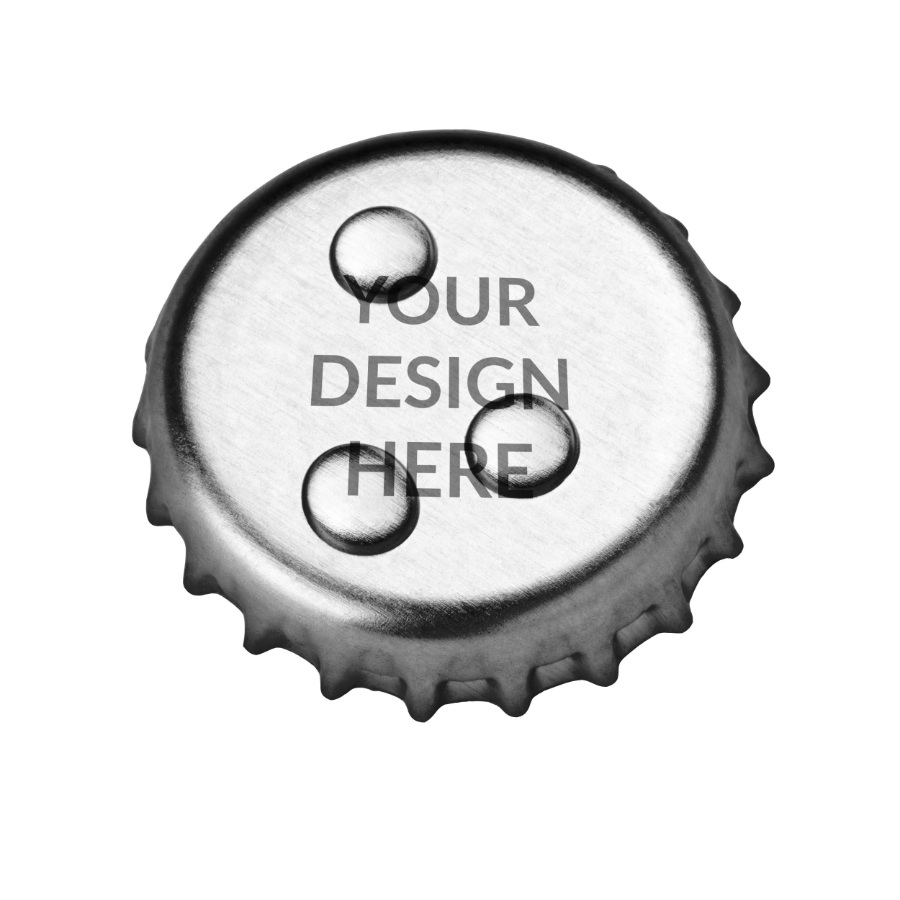 啤酒瓶盖样机素材