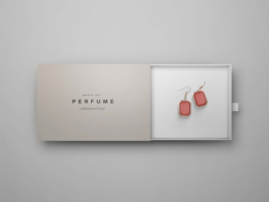 珠寶首飾禮盒包裝設(shè)計mockups圖片