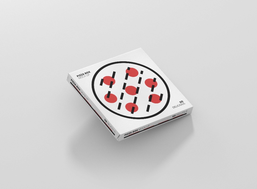 披萨psd样机模型