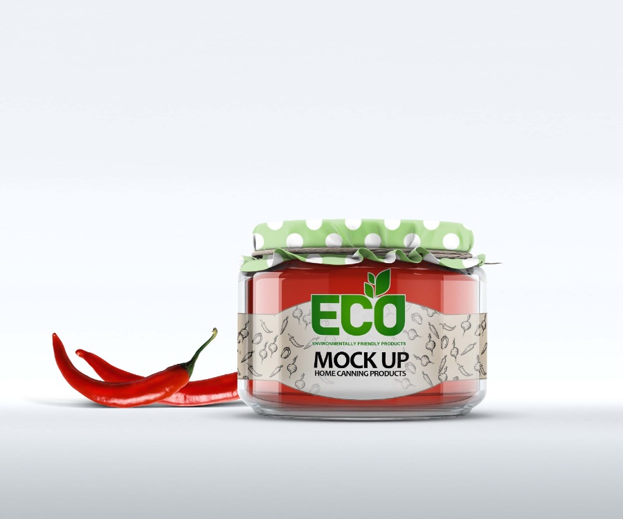 罐形包装设计ps样机素材下载