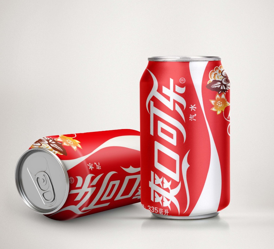 可樂飲料ps樣機(jī)模板下載